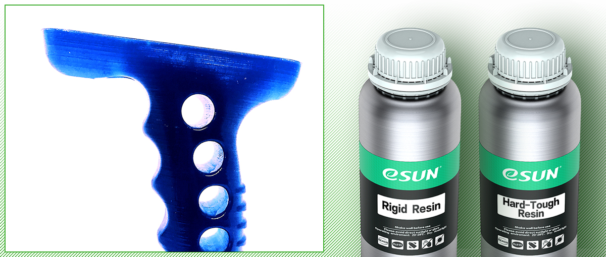 eSUN releases resin with high hardness, toughness and strength