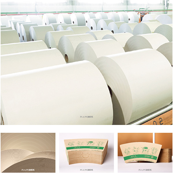 1.环保降解（堆肥）淋膜纸及纸制品